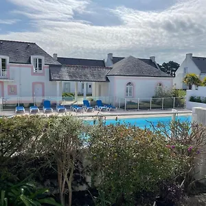 Maison De De 56 M2 Dans Résidence Avec Piscine Chauffée Proche Plages Hébergement de vacances Locmaria